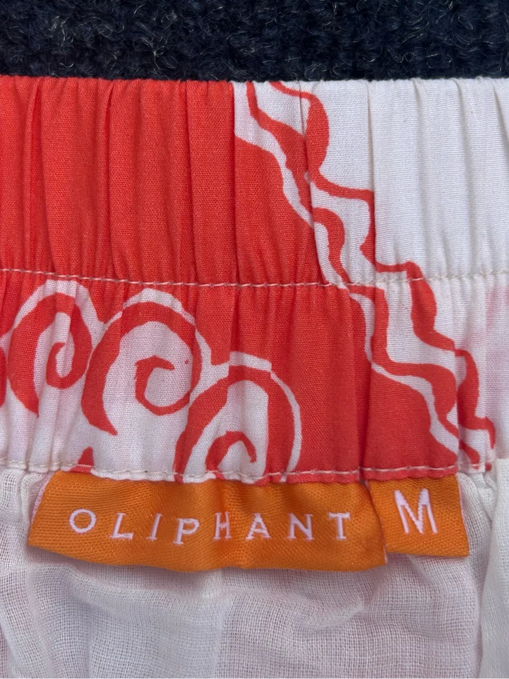Oliphant Button Front Tiered Midi Skirt in Asterias Red Medium